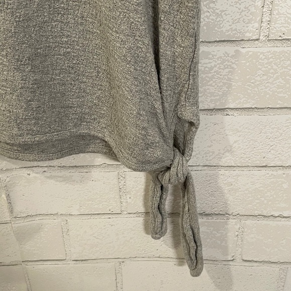 Madewell Side Tie Top in Vapor Grey - Picture 7 of 10
